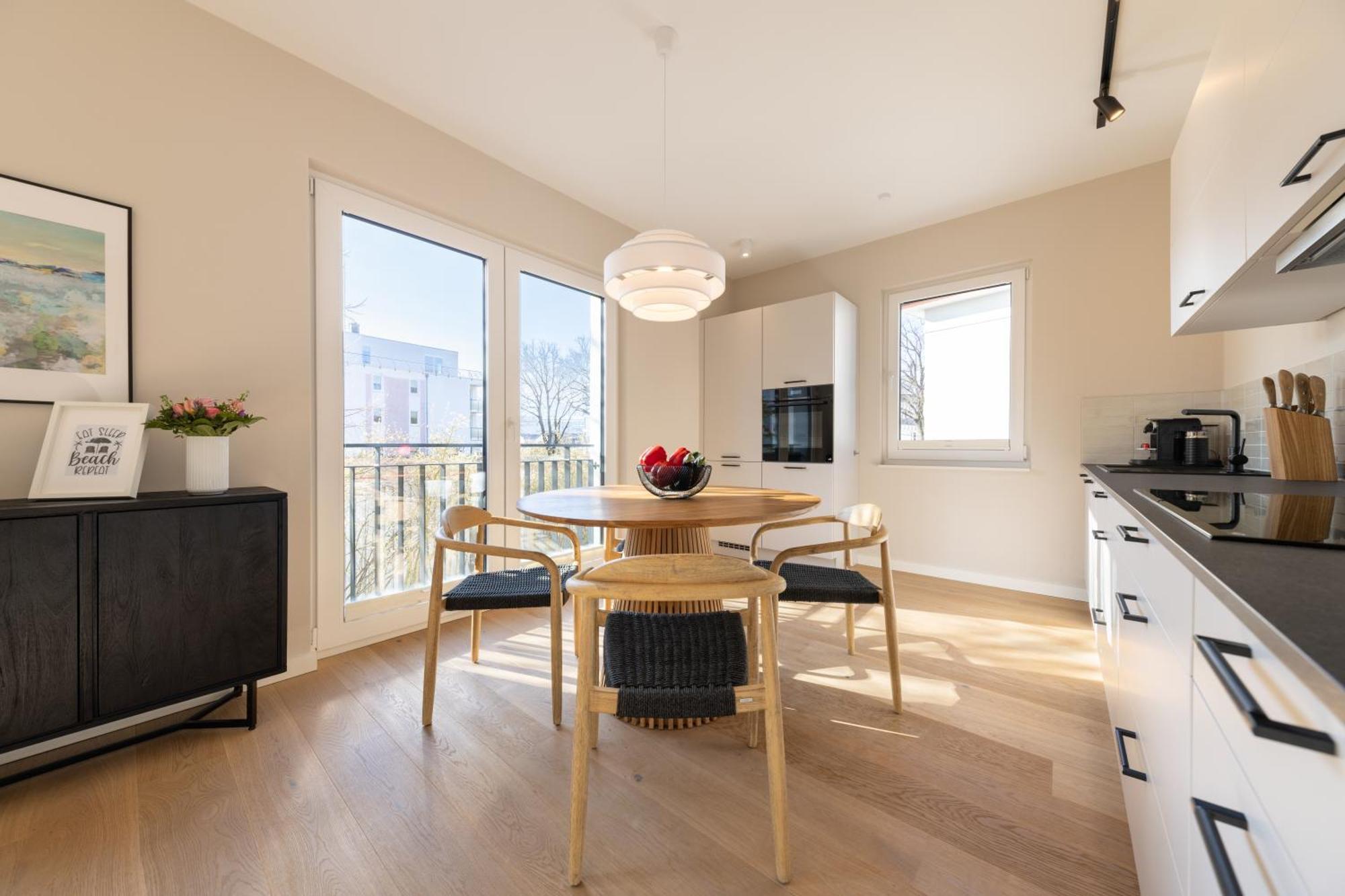 Apartment Strom Acht - Modern Frisch Inkl Stellplatz, Balkon - 200m Zum Alten Strom